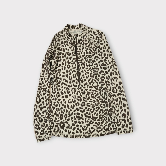 J. Crew Other - NWT J. Crew Long Sleeved Rash Guard in Leopard Print Medium